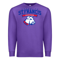 Purple st. francis brooklyn terriers Premium Sweatshirt - linhVisuals