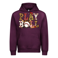 Mauve Wine baseball play ball Urban Hoodie - Jasminsmagicworld