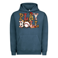 Pigment Midnight Navy baseball play ball Urban Hoodie - Jasminsmagicworld