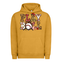 Pigment Peanut Butter baseball play ball Urban Hoodie - Jasminsmagicworld