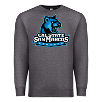 Charcoal Heather The cal state san marcos cougars Premium Sweatshirt - linhVisuals