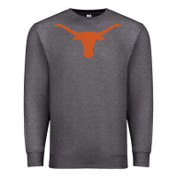 Charcoal Heather Texas Longhorns Vintage Hoodie Premium Sweatshirt - linhVisuals