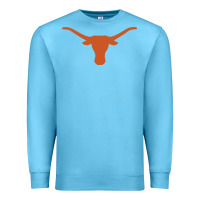 Ocean Blue Texas Longhorns Vintage Hoodie Premium Sweatshirt - linhVisuals