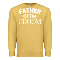 Antique Gold father of the groom t shirt wedding gift Premium Sweatshirt - linhVisuals