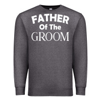 Charcoal Heather father of the groom t shirt wedding gift Premium Sweatshirt - linhVisuals