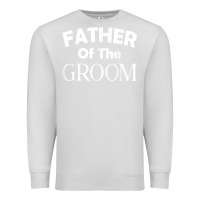 Dove Grey father of the groom t shirt wedding gift Premium Sweatshirt - linhVisuals