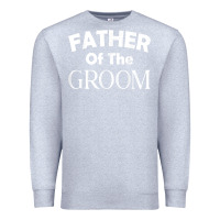 Heather Grey father of the groom t shirt wedding gift Premium Sweatshirt - linhVisuals