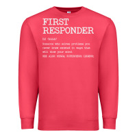 Cardinal first responder  definition design Premium Sweatshirt - linhVisuals
