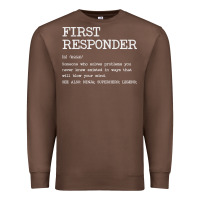 Chestnut first responder  definition design Premium Sweatshirt - linhVisuals