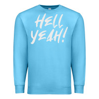 Ocean Blue hell yeah! Premium Sweatshirt - linhVisuals