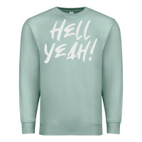 Seafoam hell yeah! Premium Sweatshirt - linhVisuals