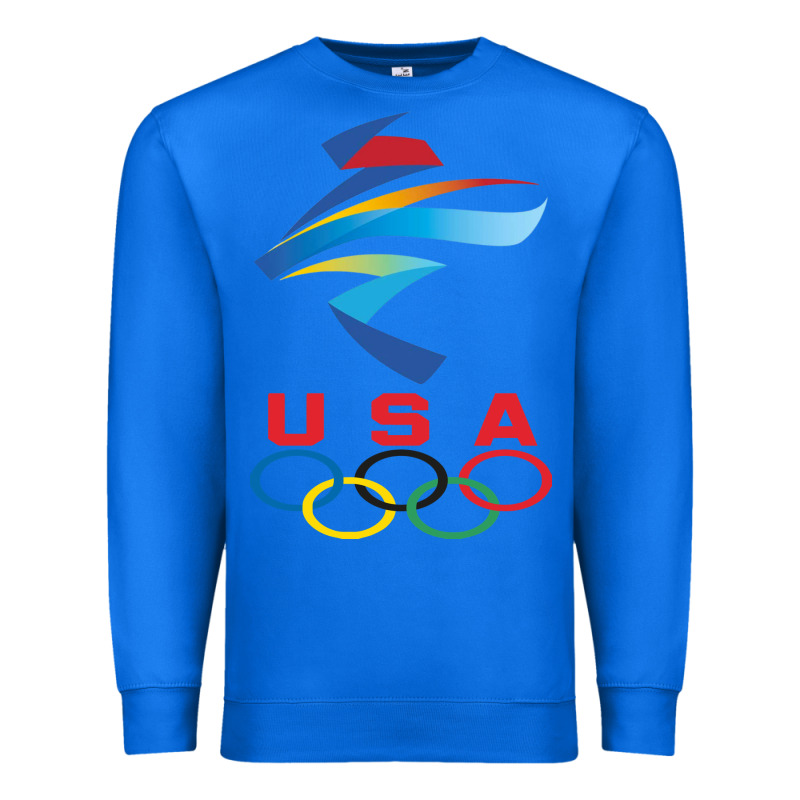 Usa Olympic Rings Premium Sweatshirt by linhVisuals | Teevron