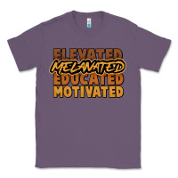 Lavender Elevated melanated educated motivated Classic Tee - HowdyJamesFarm