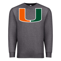 Charcoal Heather miami Premium Sweatshirt - linhVisuals