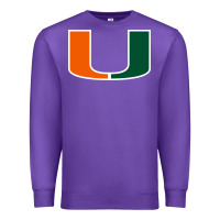 Purple miami Premium Sweatshirt - linhVisuals
