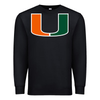 Black miami Premium Sweatshirt - linhVisuals