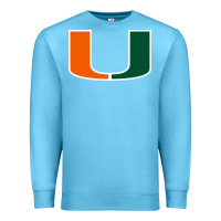 Ocean Blue miami Premium Sweatshirt - linhVisuals