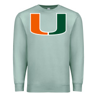 Seafoam miami Premium Sweatshirt - linhVisuals