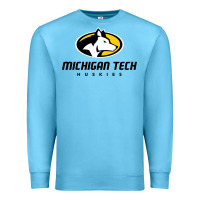 Ocean Blue michigan tech Premium Sweatshirt - linhVisuals