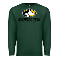 Sports Green michigan tech Premium Sweatshirt - linhVisuals
