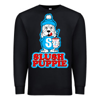 Black slush puppie cute Premium Sweatshirt - linhVisuals