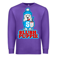 Purple slush puppie cute Premium Sweatshirt - linhVisuals