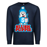 Navy slush puppie cute Premium Sweatshirt - linhVisuals