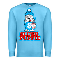 Ocean Blue slush puppie cute Premium Sweatshirt - linhVisuals