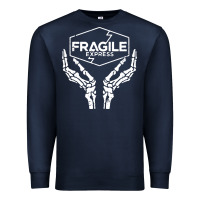 Navy fragile express death stranding Premium Sweatshirt - linhVisuals