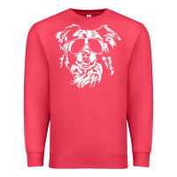 Cardinal border collie dog t  shirt border collie with sunglasses cool dog t  s Premium Sweatshirt - linhVisuals