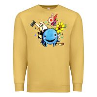 Antique Gold oswald the octopus Premium Sweatshirt - linhVisuals