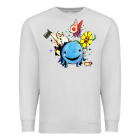 Dove Grey oswald the octopus Premium Sweatshirt - linhVisuals