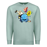Seafoam oswald the octopus Premium Sweatshirt - linhVisuals