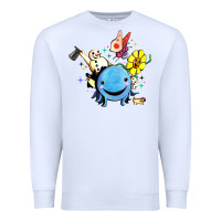 White oswald the octopus Premium Sweatshirt - linhVisuals