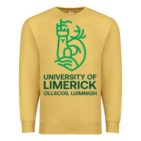 Antique Gold ul  university of limerick Premium Sweatshirt - linhVisuals
