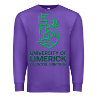 Purple ul  university of limerick Premium Sweatshirt - linhVisuals