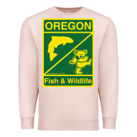 Pale Pink oregon fish & wildlife deadheads unite! Premium Sweatshirt - linhVisuals