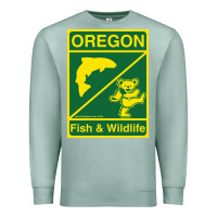 Seafoam oregon fish & wildlife deadheads unite! Premium Sweatshirt - linhVisuals