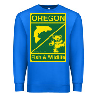 True Royal oregon fish & wildlife deadheads unite! Premium Sweatshirt - linhVisuals