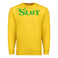 Lemon SHREK SLUT GREEN SHIRT Premium Sweatshirt - linhVisuals