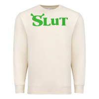 Sandshell SHREK SLUT GREEN SHIRT Premium Sweatshirt - linhVisuals