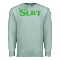 Seafoam SHREK SLUT GREEN SHIRT Premium Sweatshirt - linhVisuals