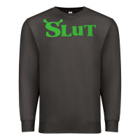 Smoke SHREK SLUT GREEN SHIRT Premium Sweatshirt - linhVisuals