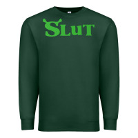 Sports Green SHREK SLUT GREEN SHIRT Premium Sweatshirt - linhVisuals