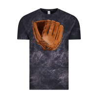 Cloud Black baseball glove Vintage Tee - FaDigitalArtStudio