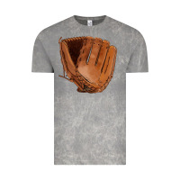 Cloud Rock baseball glove Vintage Tee - FaDigitalArtStudio