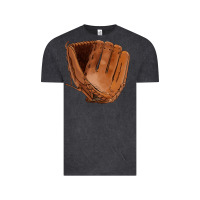 Vintage Black baseball glove Vintage Tee - FaDigitalArtStudio