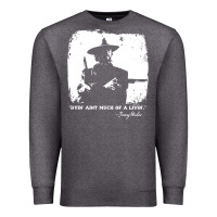 Charcoal Heather josey wales player film Premium Sweatshirt - linhVisuals