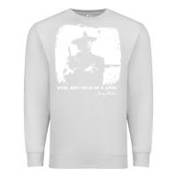 Dove Grey josey wales player film Premium Sweatshirt - linhVisuals