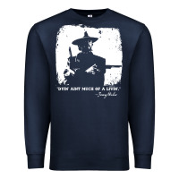 Navy josey wales player film Premium Sweatshirt - linhVisuals